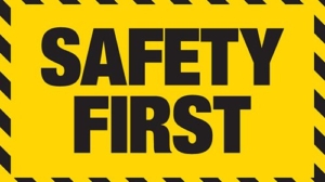 safety first caution sign - common concerns with glove laundering programs