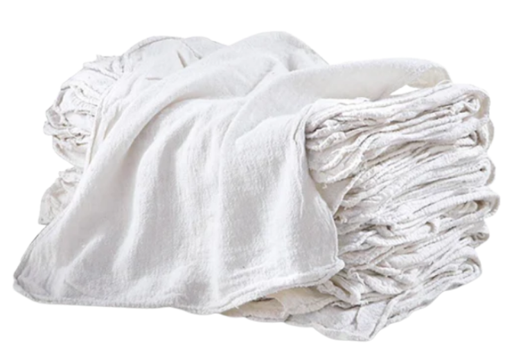White Shop Towels